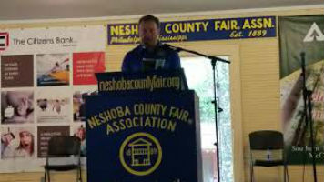Local Candidates speak at Neshoba County Fair (Video)