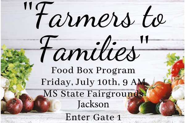 MDAC to Distribute Farmers to Families Food Boxes at the Mississippi State Fairgrounds This Friday