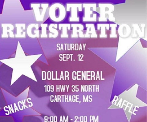 Carthage: Voter Registration Available Saturday