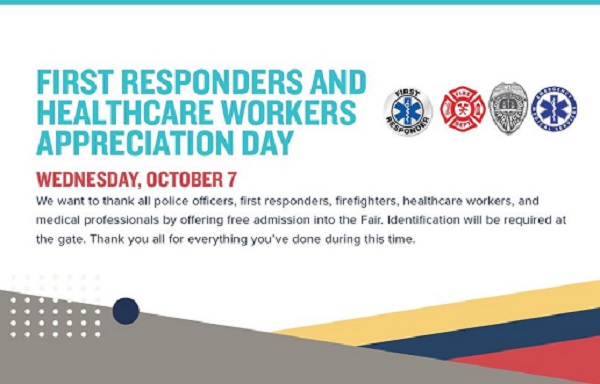 Today Is First Responders Appreciation Day At The Mississippi State Fair, Admission Free