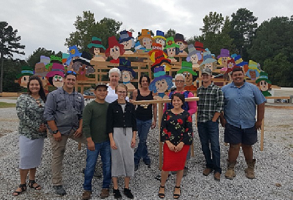 Leake Scarecrows Created and Designed by Local Community Members and Artists