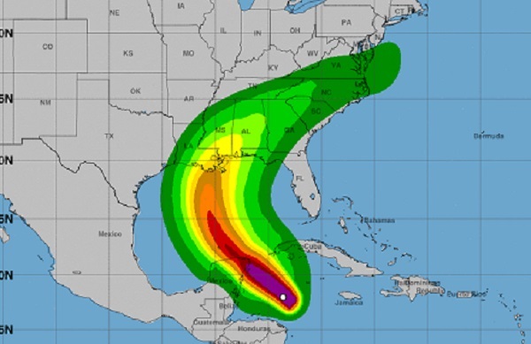 Zeta Likely to Become Hurricane Before Hitting Yucatan, Heading for US