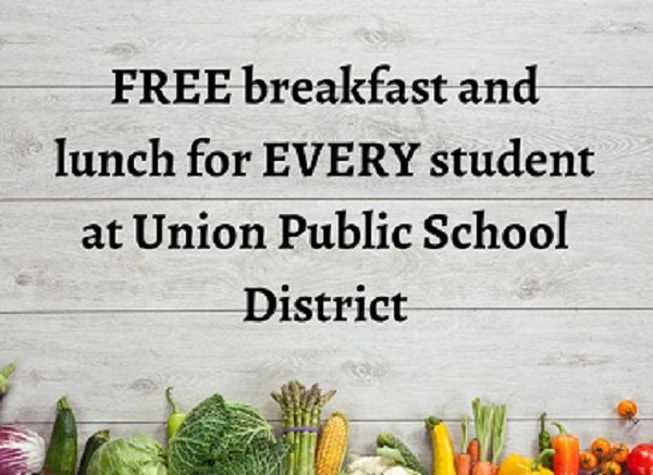 Union Public School District Offering FREE Meals for Every Student