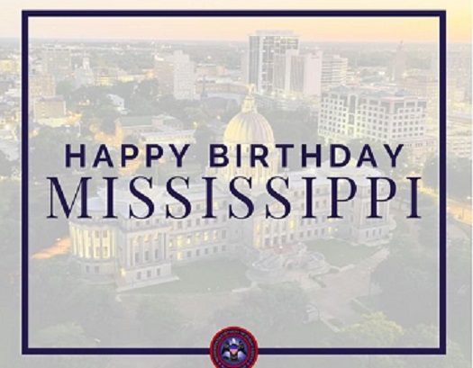 Happy Birthday Mississippi!