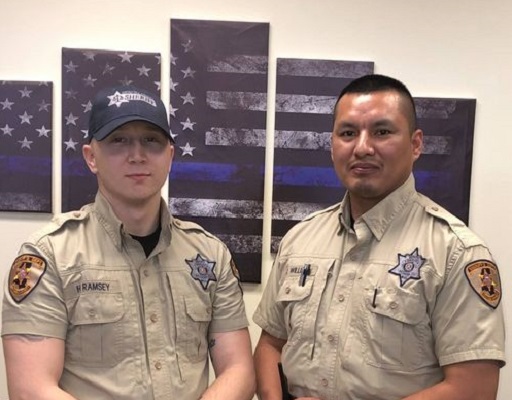 Neshoba Sheriff Eric Clark Acknowledges Deputy Ramsey and Deputy Willis