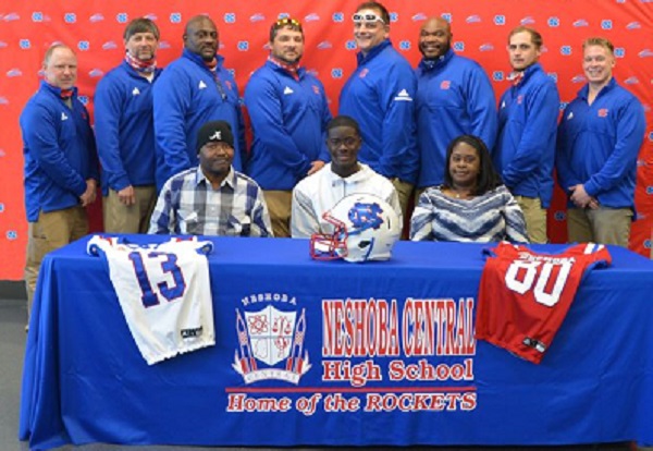 Keaston Pearson of Neshoba Central Signs with ECCC for Football