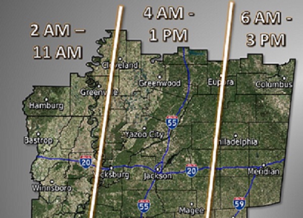 Storm Impact Timed For Late Night into Morning