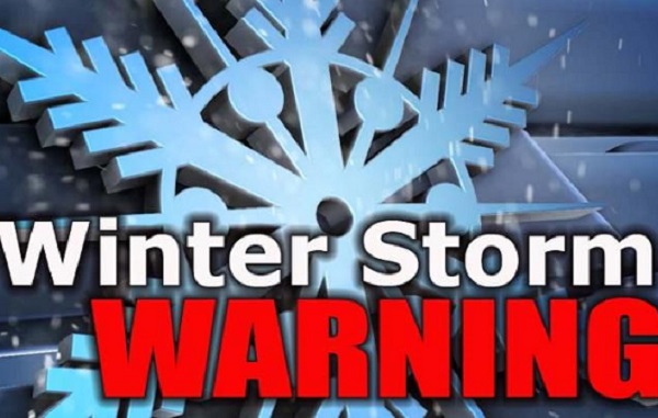 Winter Storm Warning Issued Now