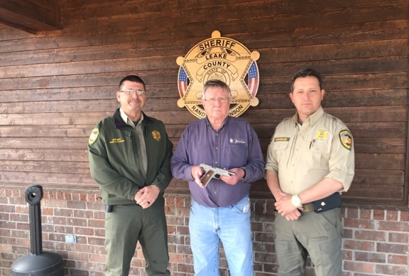 Leake Sheriff’s Department Returns Stolen Gun to Rightful Owner