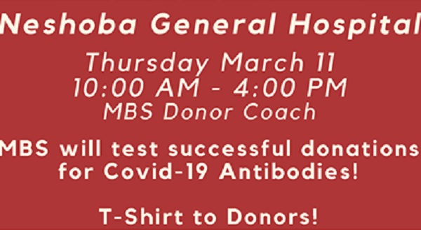 Blood Drive at Neshoba General Coming Next Week