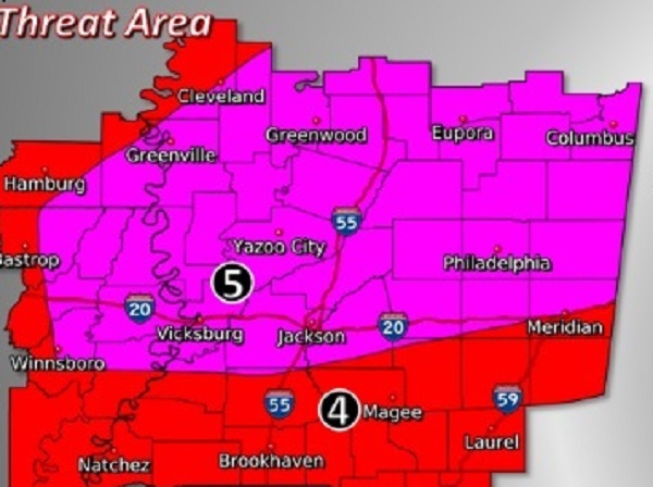 Severe Weather Storm Upgraded To High Risk
