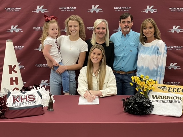 Another Whippet cheerleader signs with local college