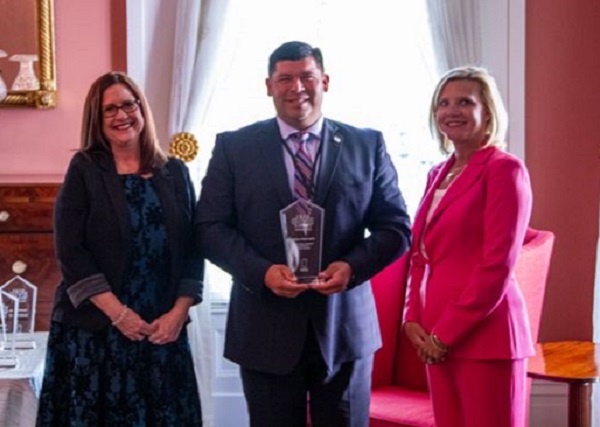 Chief Ben Receives the Governor’s Initiative for Volunteer Excellence Award