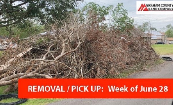 Storm Debris Removal Continues in Walnut Grove
