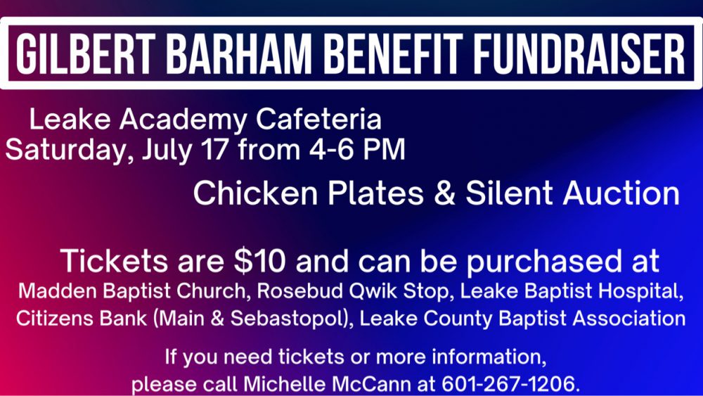 The Gilbert Barham Benefit Is Tomorrow