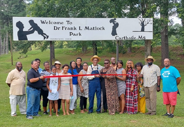 Frank L Matlock Park Dedication and Ribbon Cutting