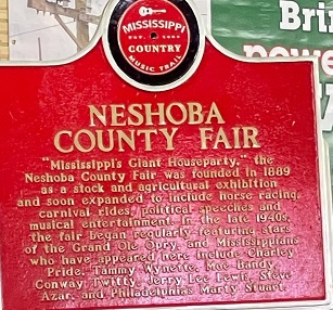Mississippi Country Music Trail Marker Unveiled at Neshoba County Fair