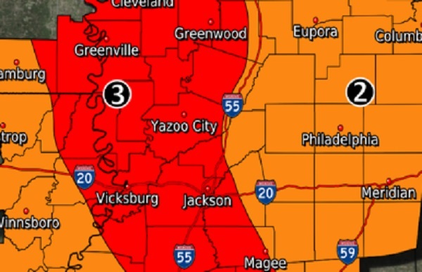 Significant Heat Stress Conditions Possible Today