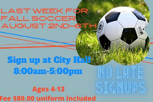 Northside Park Soccer Registration Deadline Approaching