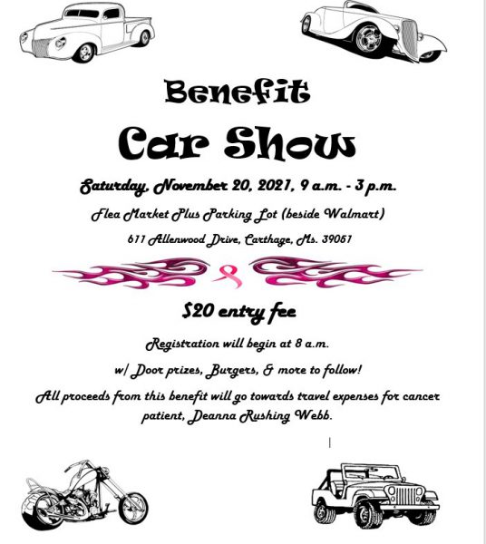 Benefit Car Show set for November 20