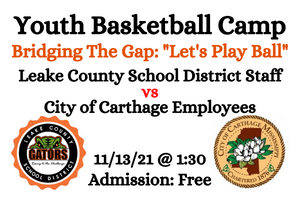 Basketball Camp + Basketball Game Between City Employees & School District Employees