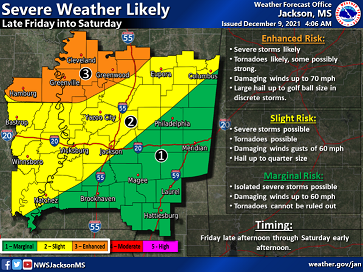 Level Two Storm Threat In This Area Beginning Friday