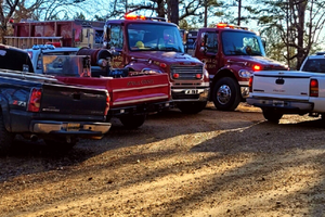 Massive Woods Fire Today Spreads to Neighboring County