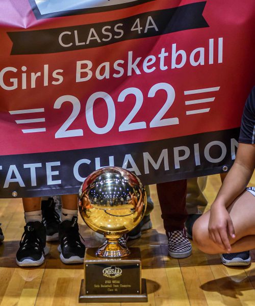 Images from the Choctaw Central vs Tishomingo County girls championship