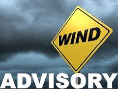 Wind Advisory For Local Area Tomorrow