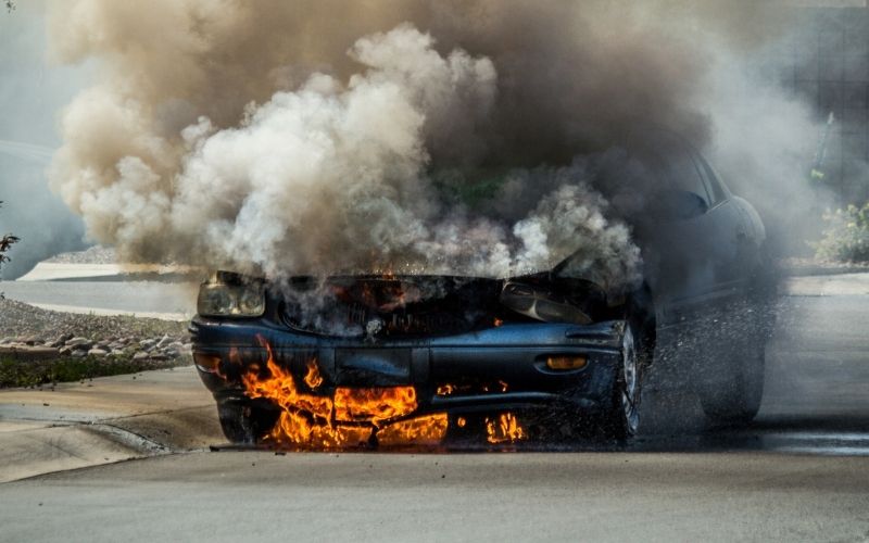 Vehicle Fire at Local Body Shop in Carthage