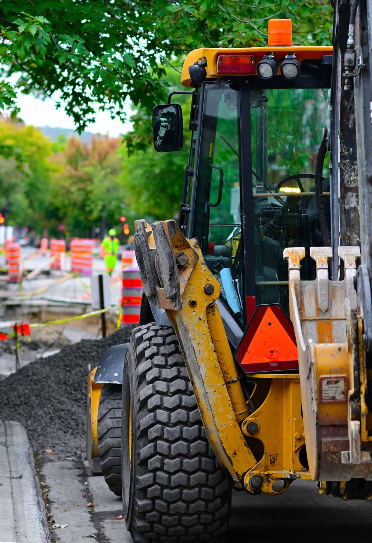 A possible intrusion and a dumped dozer in Neshoba