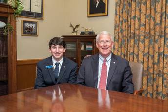 Martin Completes Senate Page Program