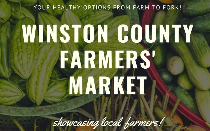 Visit Winston County Farmers’ Market Today at the Louisville Coliseum
