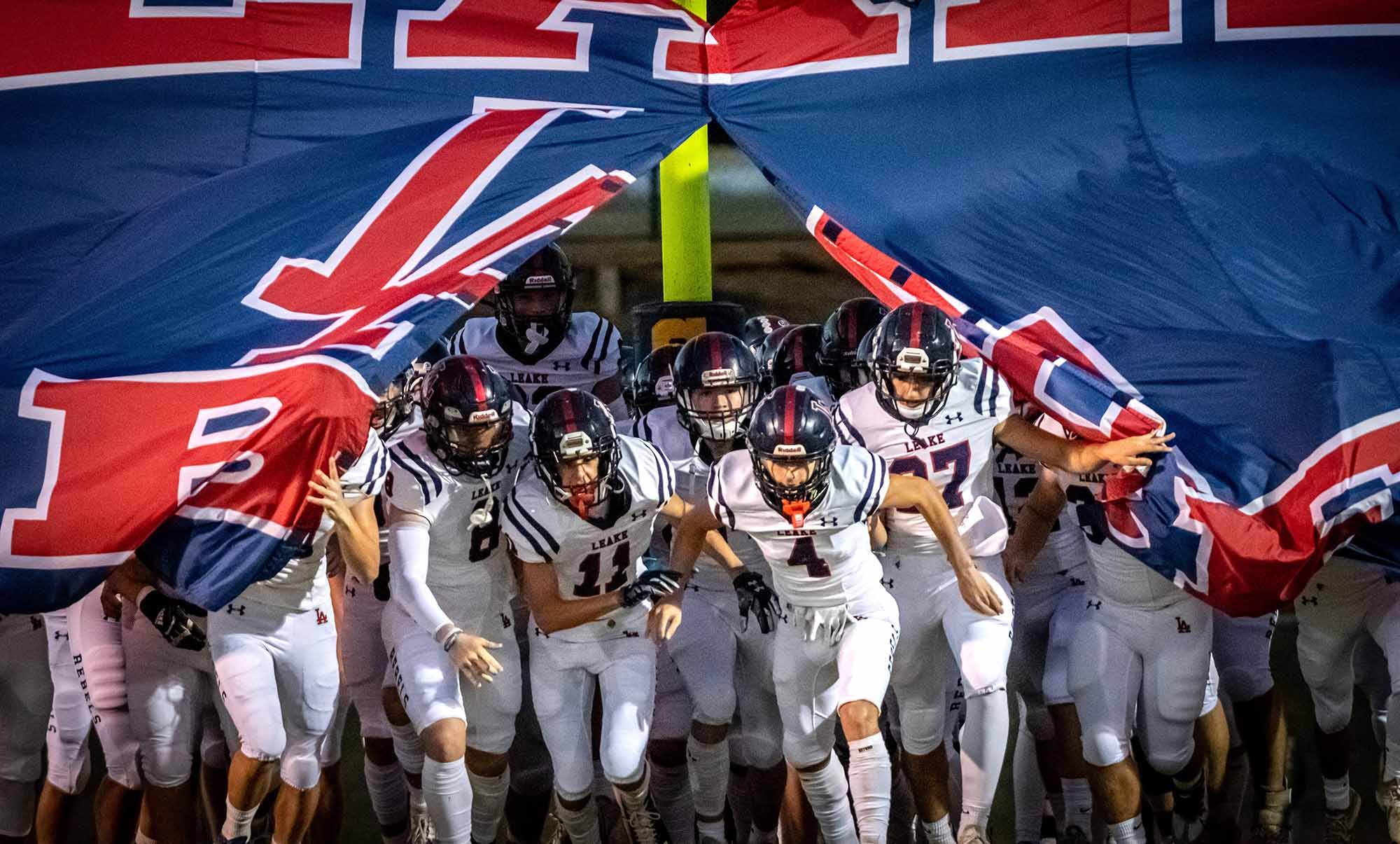 Images from the Leake Academy vs Madison St. Joe Football Game