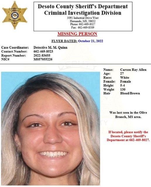 Authorities searching for missing Kosciusko native