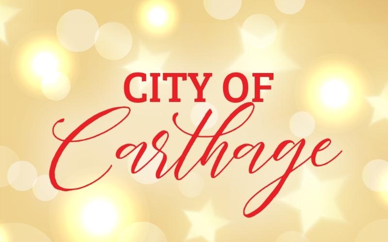 Today in Carthage: City of Carthage Lighting of The Park and Downtown