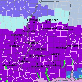 NWS: Record Breaking Cold for MS–“Extreme Threat” Locally