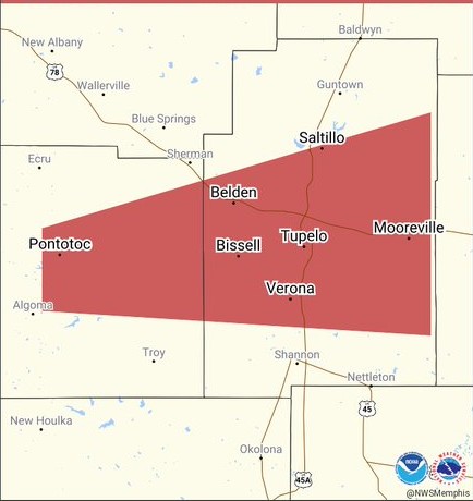 Tornadoes Hit North MS, One Dead