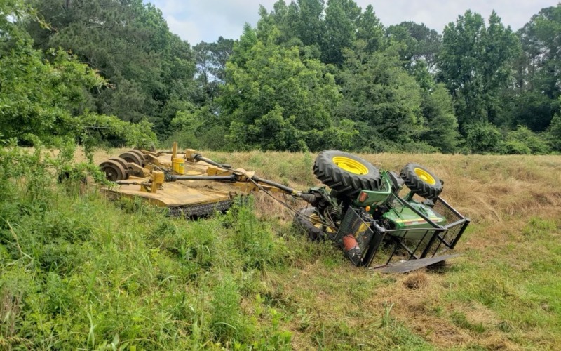 MDOT Employee Recovering After Bush Hogging Accident