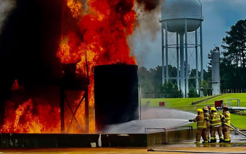 Leake County Volunteer Firefighters Attend Firefighter Field Day (Photo Gallery)
