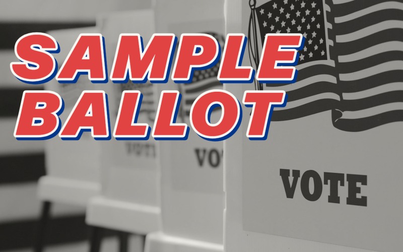 Sample Ballot for August Primary Elections in Neshoba County
