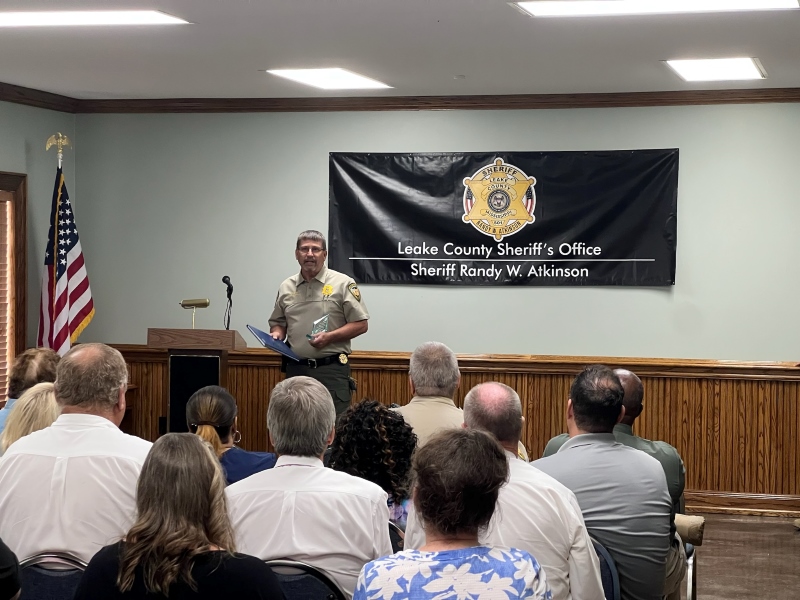 Photo Gallery Leake County Sheriff Awarded "Top Cop" by Central MS