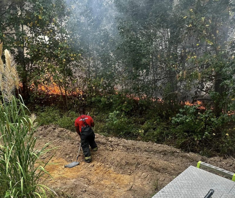 Several acres in flames despite Leake County burn ban