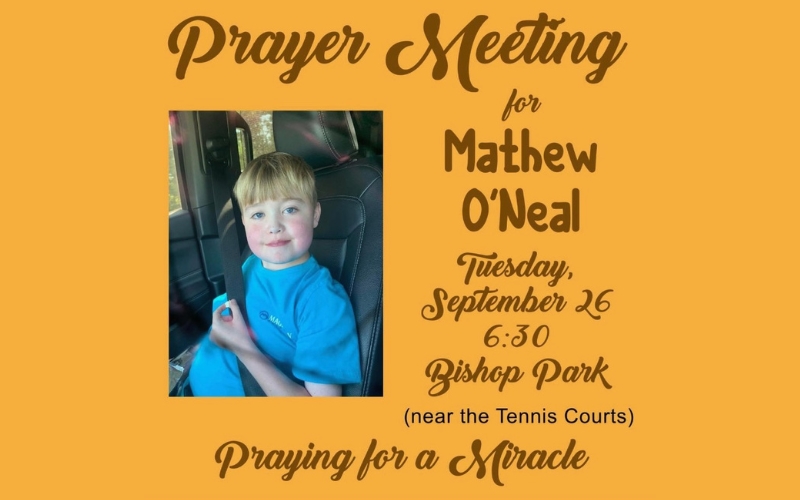 Prayer Meeting to be held for local Make-a-Wish child