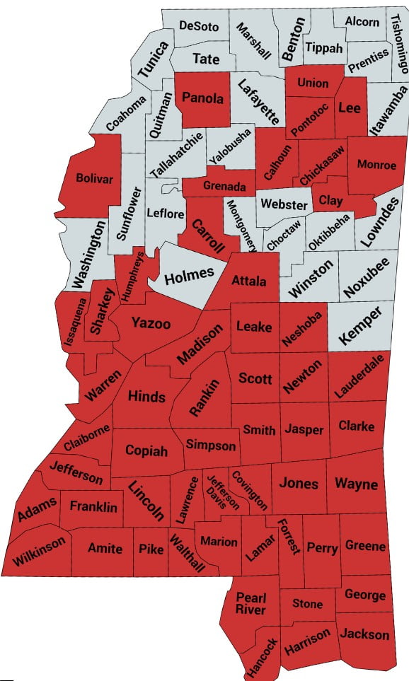 Fires Top 1,000 Across MS