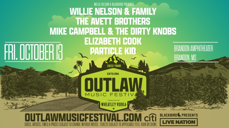 Outlaw Music Fest with Willie Nelson & Family coming to Brandon Amphitheater this weekend
