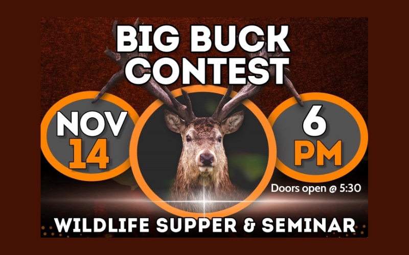 Big Buck Contest, Wildlife Supper, & Seminar Tonight in Carthage