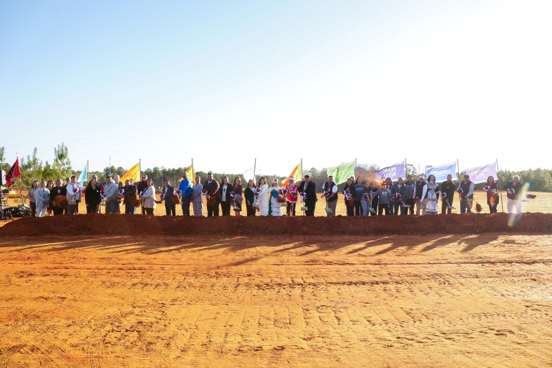 Groundbreaking Held for New Choctaw Central Middle/High School Campus