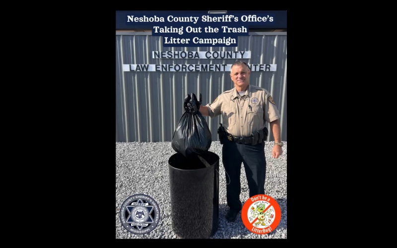 Neshoba County Sheriff Announces Aggressive Action Against Littering: Enhanced Surveillance and Enforcement