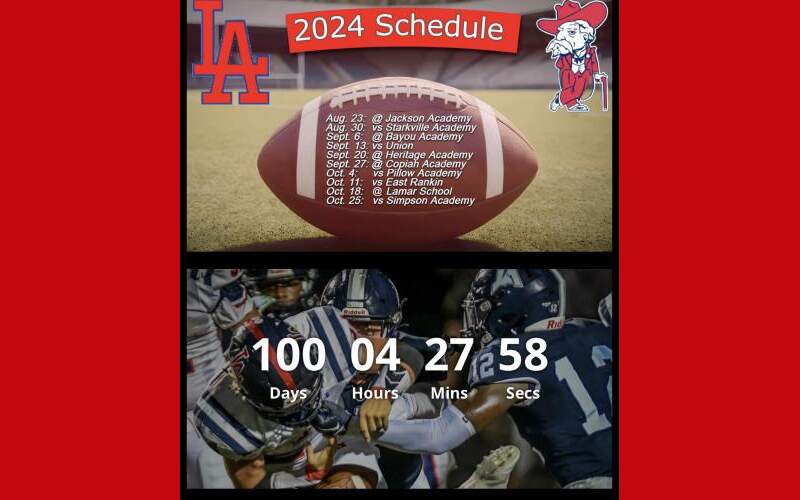 100 days until Leake Academy football